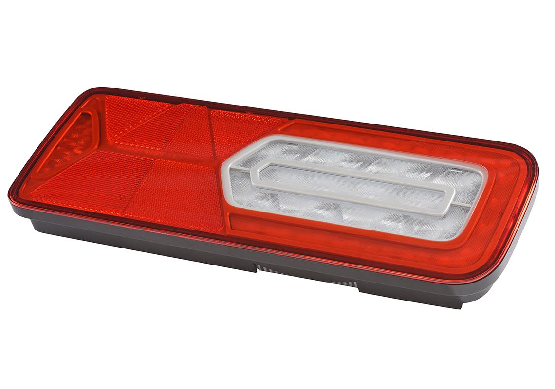 Rear lamp LED Right 24V, additional conns, triangle